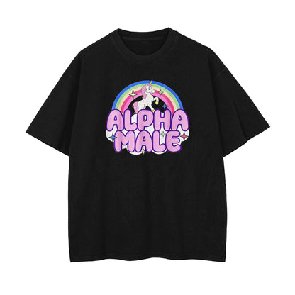 alpha male oversized t-shirt black
