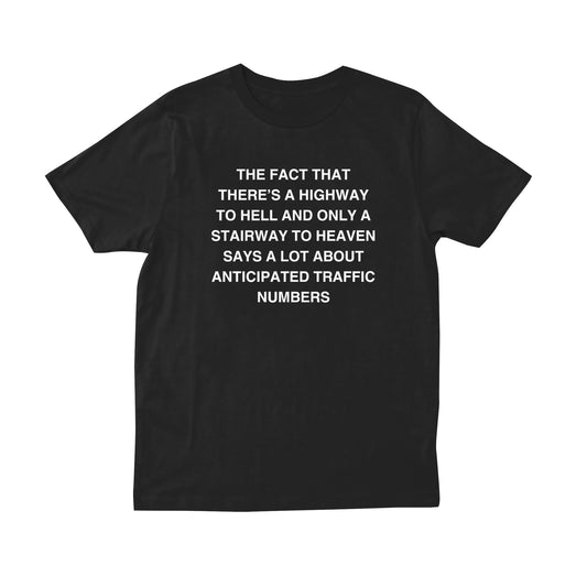 Traffic Numbers T-shirt